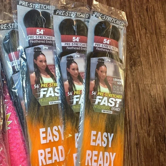 Colorful Hair Braid Bundle 10-Piece Lot New - Picture 5 of 6